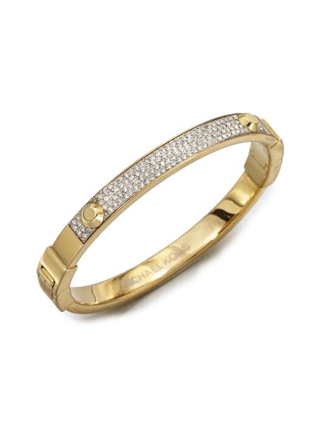 michael kors bangles gold|michael kors bracelet with diamonds.